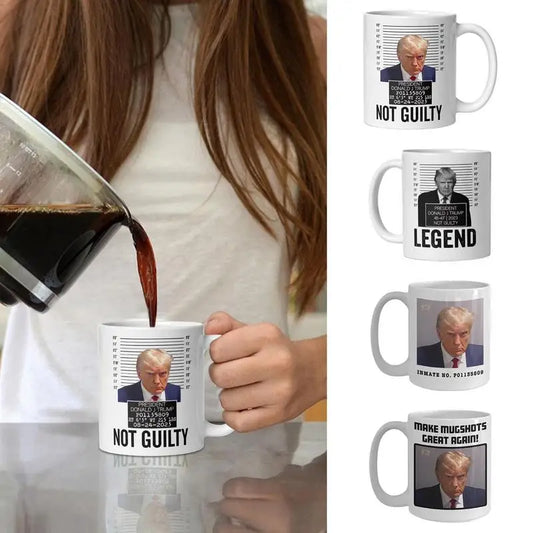 Donald Trump Novelty Coffee Mug Fade Resistant Pro Trump Mugs Creative Color Sensitive Gift For Tea Coffee Hot Drinks Kids